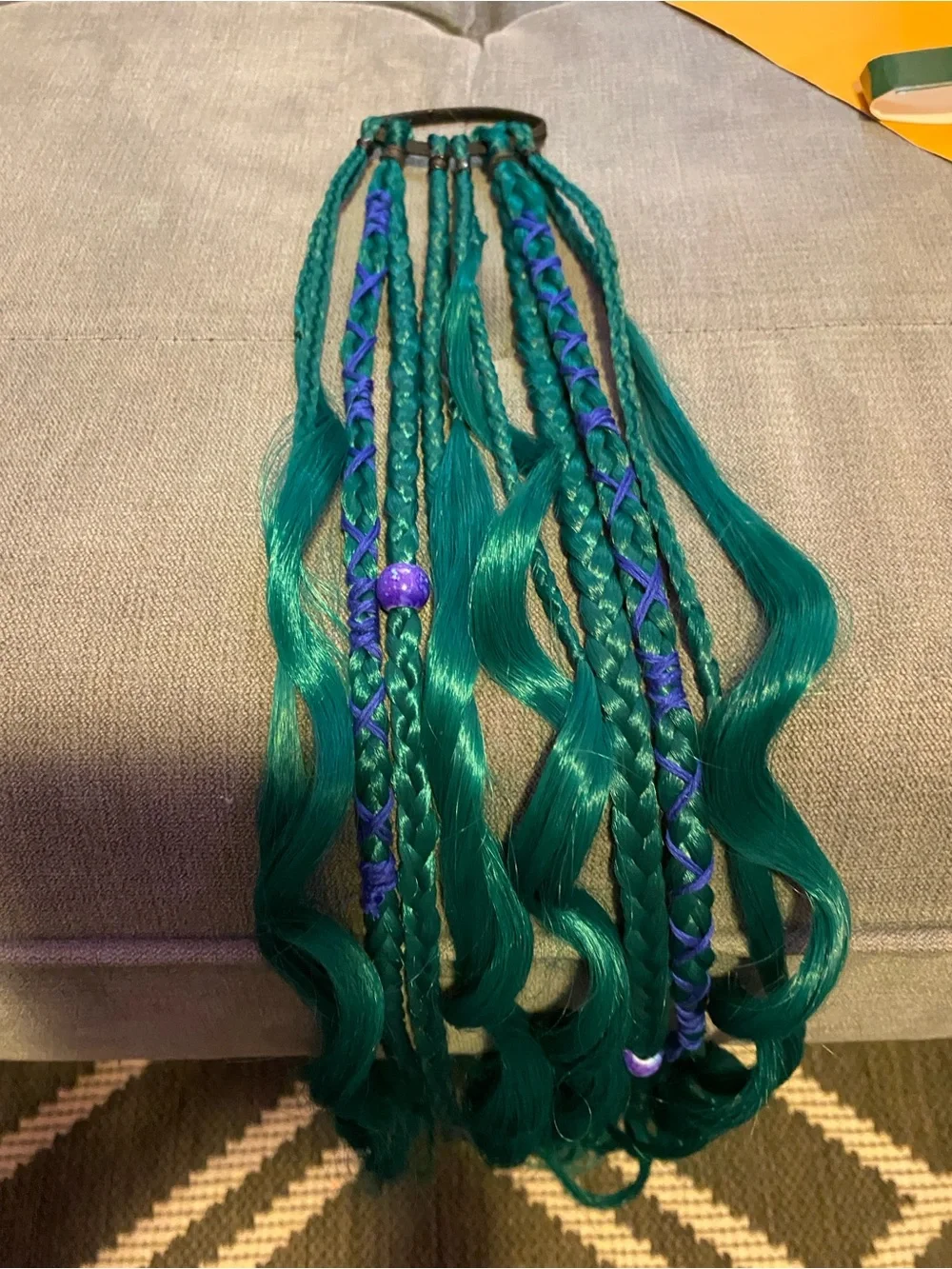 Teal Hair Extension Braids - Women Hair Accessory